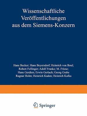 Wissenschaftliche Veröffentlichungen aus dem Siemens-Konzern