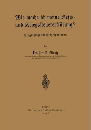 Wie mache ich meine Besitz- und Kriegssteuererklärung?