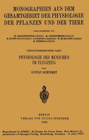 Physiologie des Menschen im Flugzeug