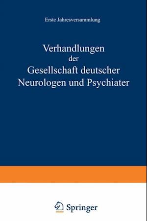 Verhandlungen der Gesellschaft Deutscher Neurologen und Psychiater