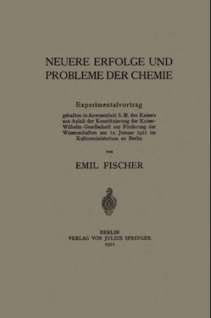 Neuere Erfolge und Probleme Der Chemie