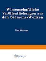 Wissenschaftliche Veröffentlichungen aus den Siemens-Werken