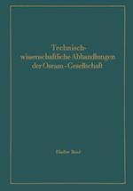 Technischwissenschaftliche Abhandlungen der Osram-Gesellschaft