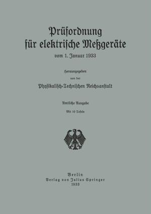 Prüfordnung für elektrische Meßgeräte