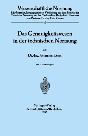 Das Genauigkeitswesen in der technischen Normung