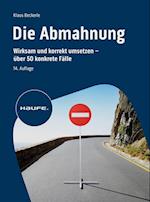 Die Abmahnung - inkl. Arbeitshilfen online