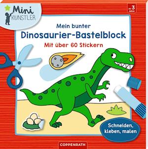 Mein bunter Dinosaurier-Bastelblock