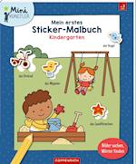 Mein erstes Sticker-Malbuch: Kindergarten