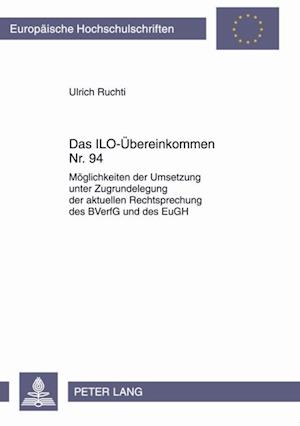 Das ILO-Uebereinkommen Nr. 94