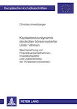 Kapitalstrukturdynamik deutscher boersennotierter Unternehmen