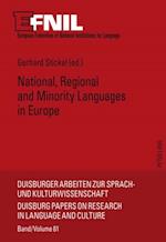 National, Regional and Minority Languages in Europe : Contributions to the Annual Conference 2009 of EFNIL in Dublin