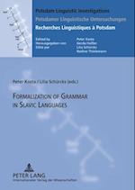 Formalization of Grammar in Slavic Languages : Contributions of the Eighth International Conference on Formal Description of Slavic Languages - FDSL VIII 2009 University of Potsdam, December 2-5, 2009