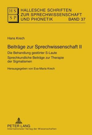 Beitraege zur Sprechwissenschaft II