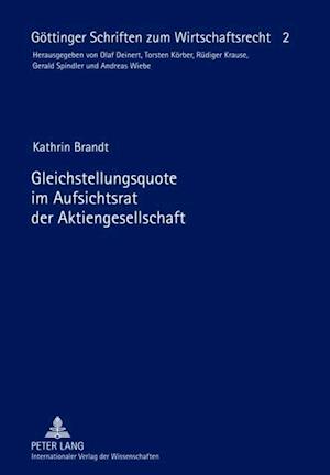 Gleichstellungsquote im Aufsichtsrat der Aktiengesellschaft