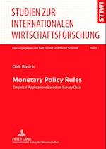 Monetary Policy Rules