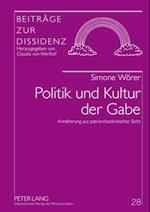 Politik und Kultur der Gabe