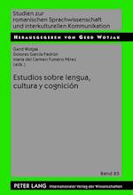 Estudios sobre lengua, cultura y cognición