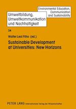 Sustainable Development at Universities: New Horizons