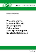 Wissenschaftskommunikation im Vergleich: Fallstudien zum Sprachenpaar Deutsch-Italienisch