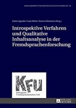 Introspektive Verfahren und Qualitative Inhaltsanalyse in der Fremdsprachenforschung