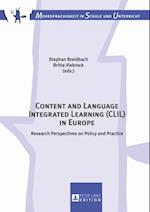 Content and Language Integrated Learning (CLIL) in Europe
