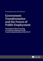 Government Transformation and the Future of Public Employment