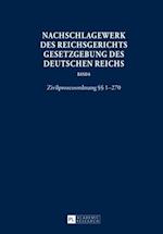 Nachschlagewerk des Reichsgerichts - Gesetzgebung des Deutschen Reichs