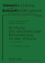 Bildung fuer Nachhaltige Entwicklung in der Schule