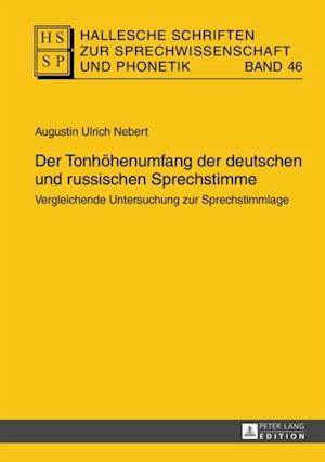 Der Tonhoehenumfang der deutschen und russischen Sprechstimme