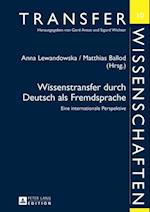 Wissenstransfer durch Deutsch als Fremdsprache