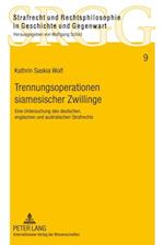 Trennungsoperationen siamesischer Zwillinge