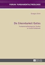 Die Erkennbarkeit Gottes