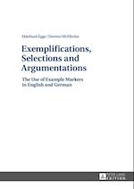 Exemplifications, Selections and Argumentations