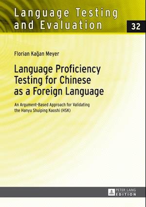 Language Proficiency Testing for Chinese as a Foreign Language