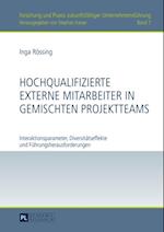 Hochqualifizierte externe Mitarbeiter in gemischten Projektteams