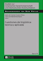 Cuestiones de lingueística teórica y aplicada