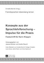 Konzepte aus der Sprachlehrforschung – Impulse fuer die Praxis