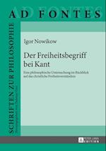 Der Freiheitsbegriff bei Kant