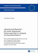 «Naming and Shaming» – Ein neues ambulantes Sicherungsmittel im Umgang mit Sexualstraftaetern?