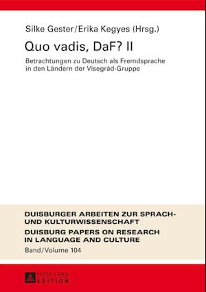 Quo vadis, DaF? II