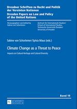 Climate Change as a Threat to Peace