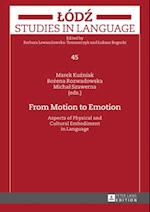 From Motion to Emotion