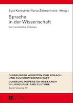 Sprache in der Wissenschaft