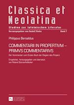 COMMENTARII IN PROPERTIVM - PRIMVS COMMENTARIVS