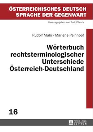 Woerterbuch rechtsterminologischer Unterschiede Oesterreich–Deutschland