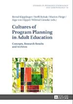 Cultures of Program Planning in Adult Education