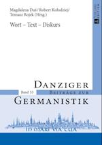 Wort – Text – Diskurs