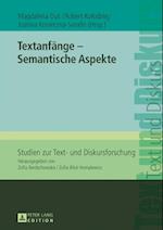 Textanfaenge – Semantische Aspekte