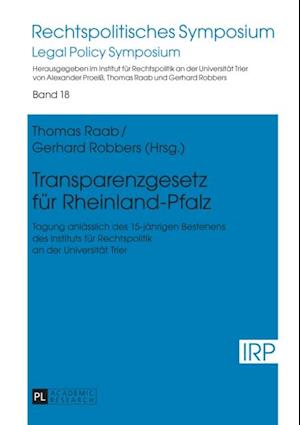 Transparenzgesetz fuer Rheinland-Pfalz