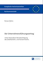 Der Unternehmensfuehrungsvertrag